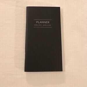 Pack of 3 Black Pen+Gear April 2025-March 2027 24-Month Monthly Planner, Black